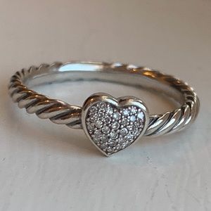 David Yurman heart Ring